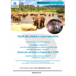 tour Sri Lanka e mare  Maldive